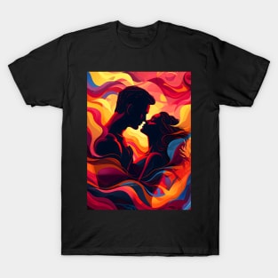 Discover True Romance: Art, Creativity and Connections for Valentine's Day and Lovers' Day T-Shirt